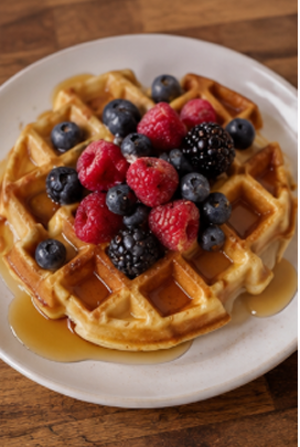 High-Protein Fluffy Waffles