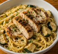 Lemon Parmesan Chicken Pasta